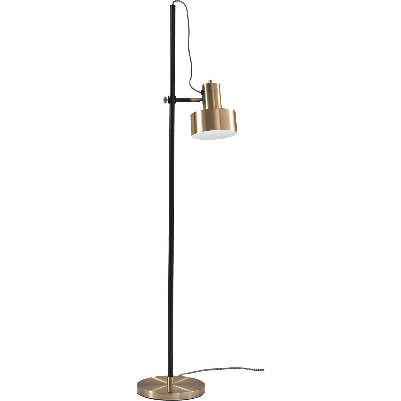 Clamart Floor Lamp Brass/Black