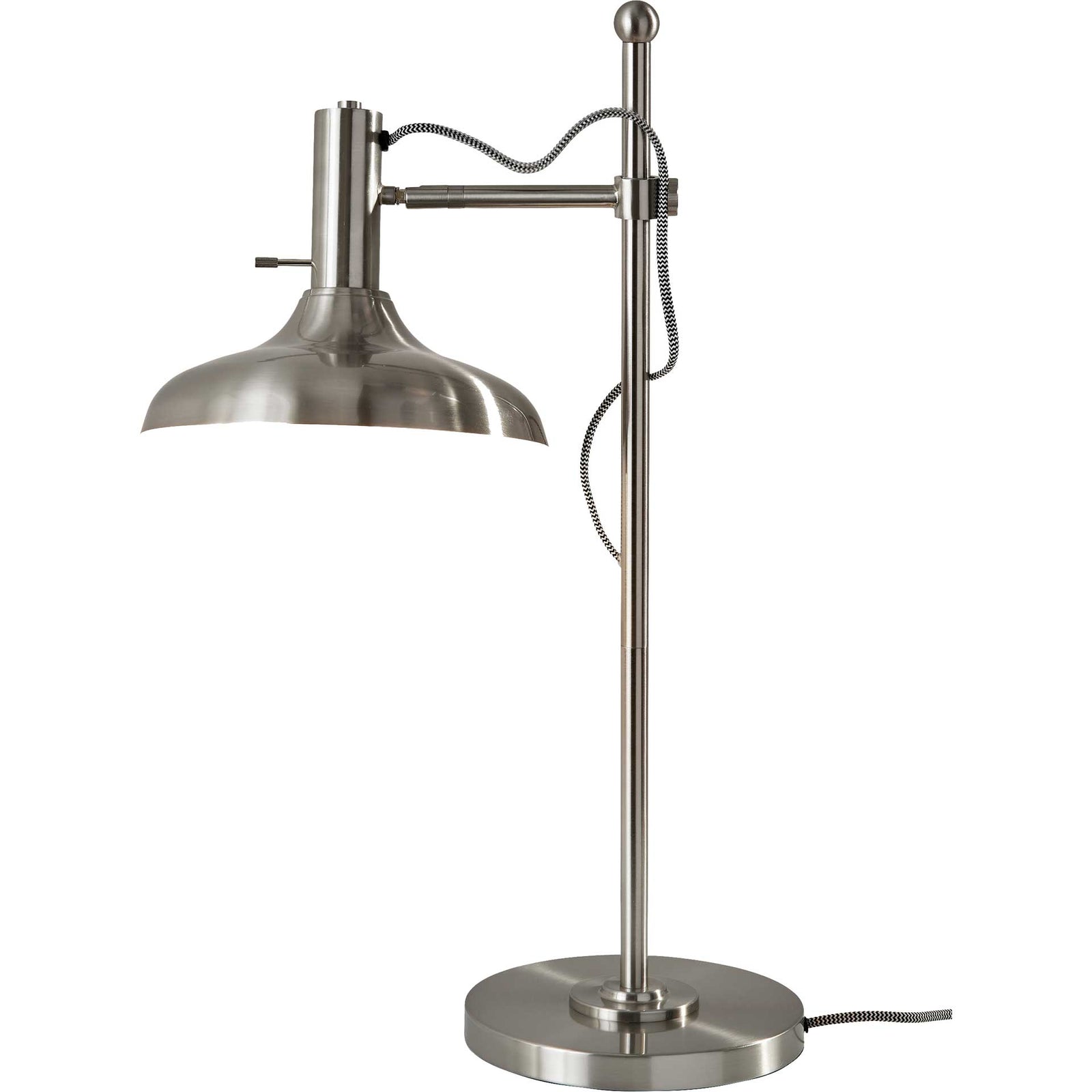 Keith Desk Lamp Brushed Steel