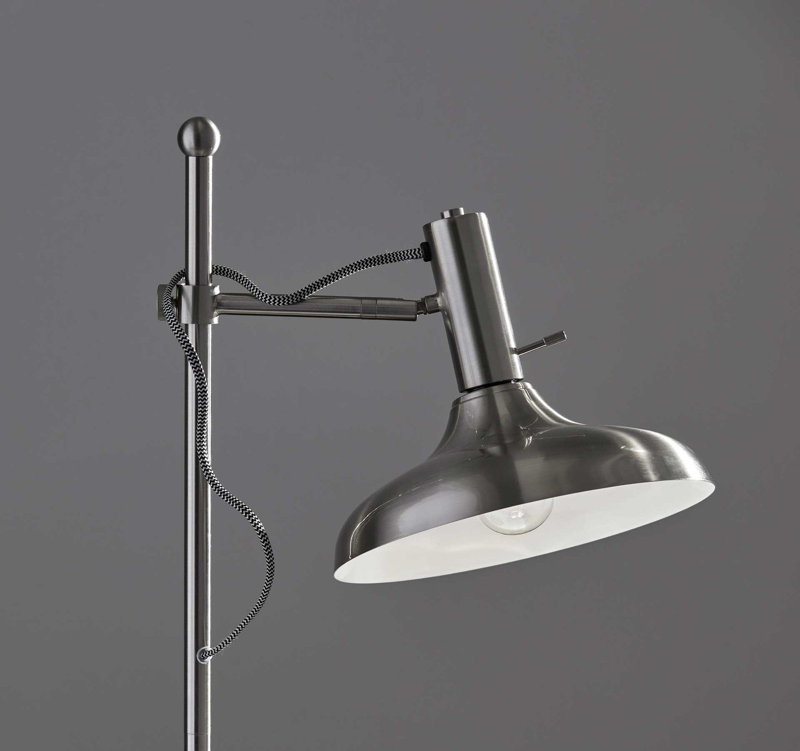 Keith Desk Lamp Brushed Steel