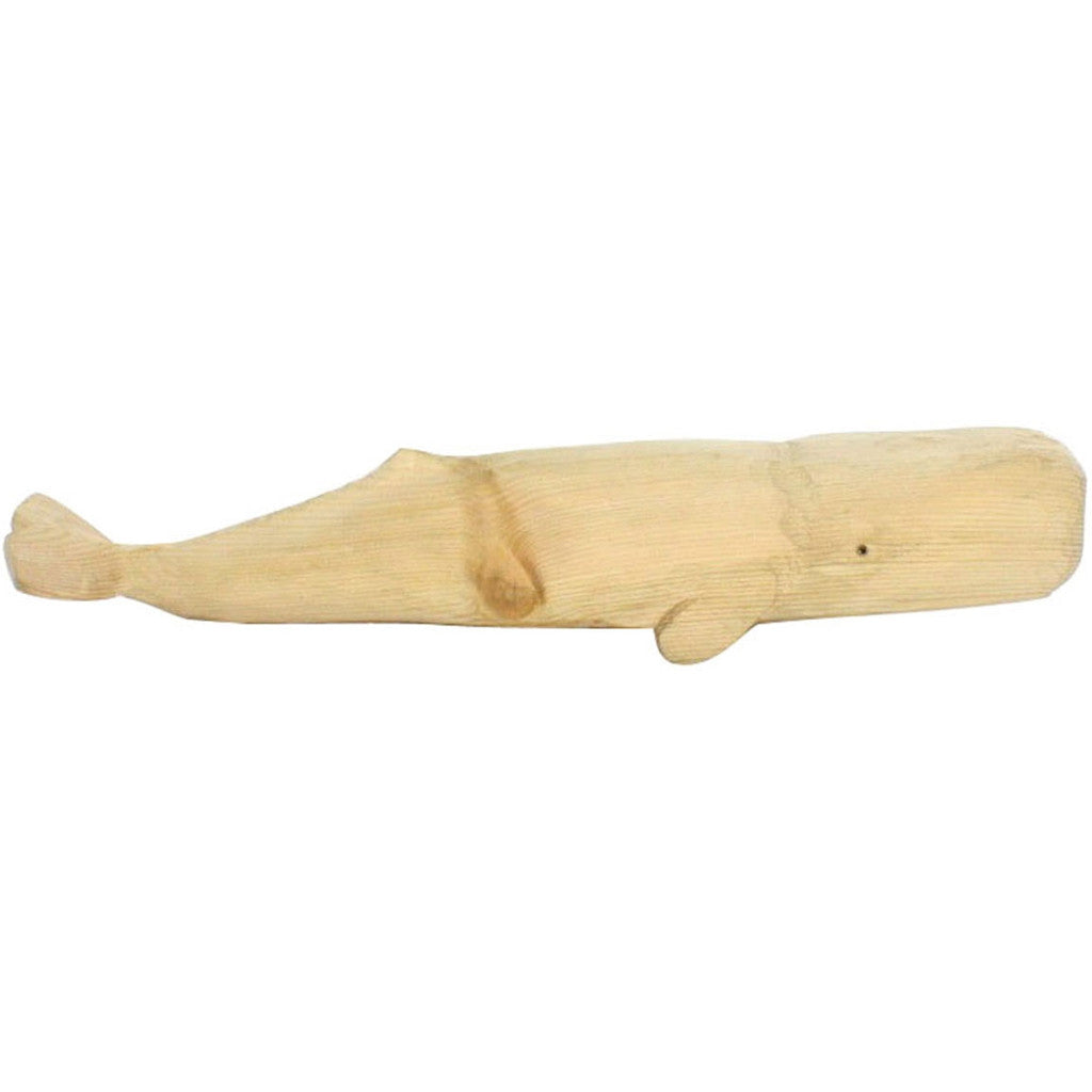 Carved Wood Sperm Whale