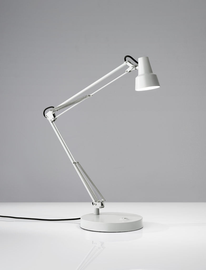 Quincy Desk Lamp White