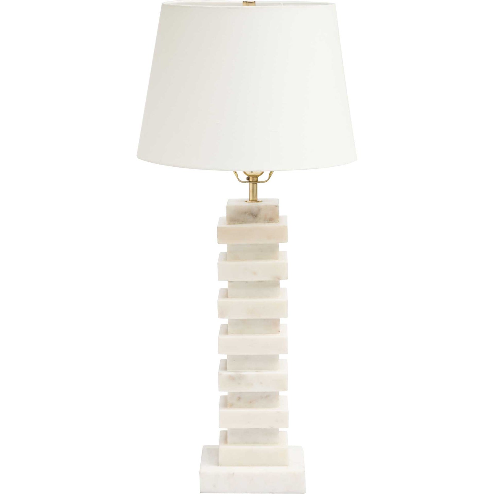 Steward Table Lamp White