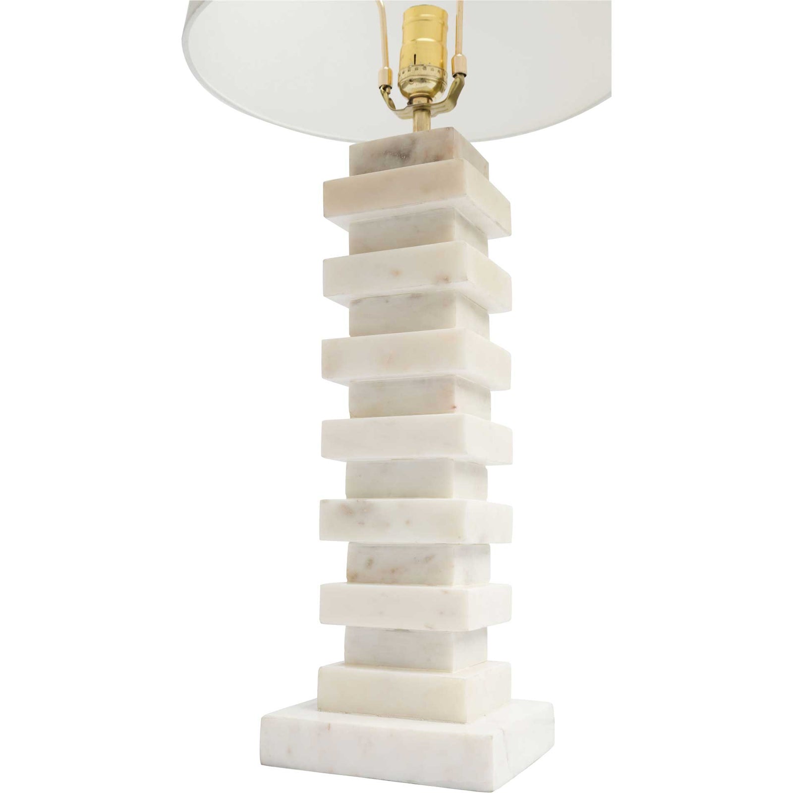 Steward Table Lamp White