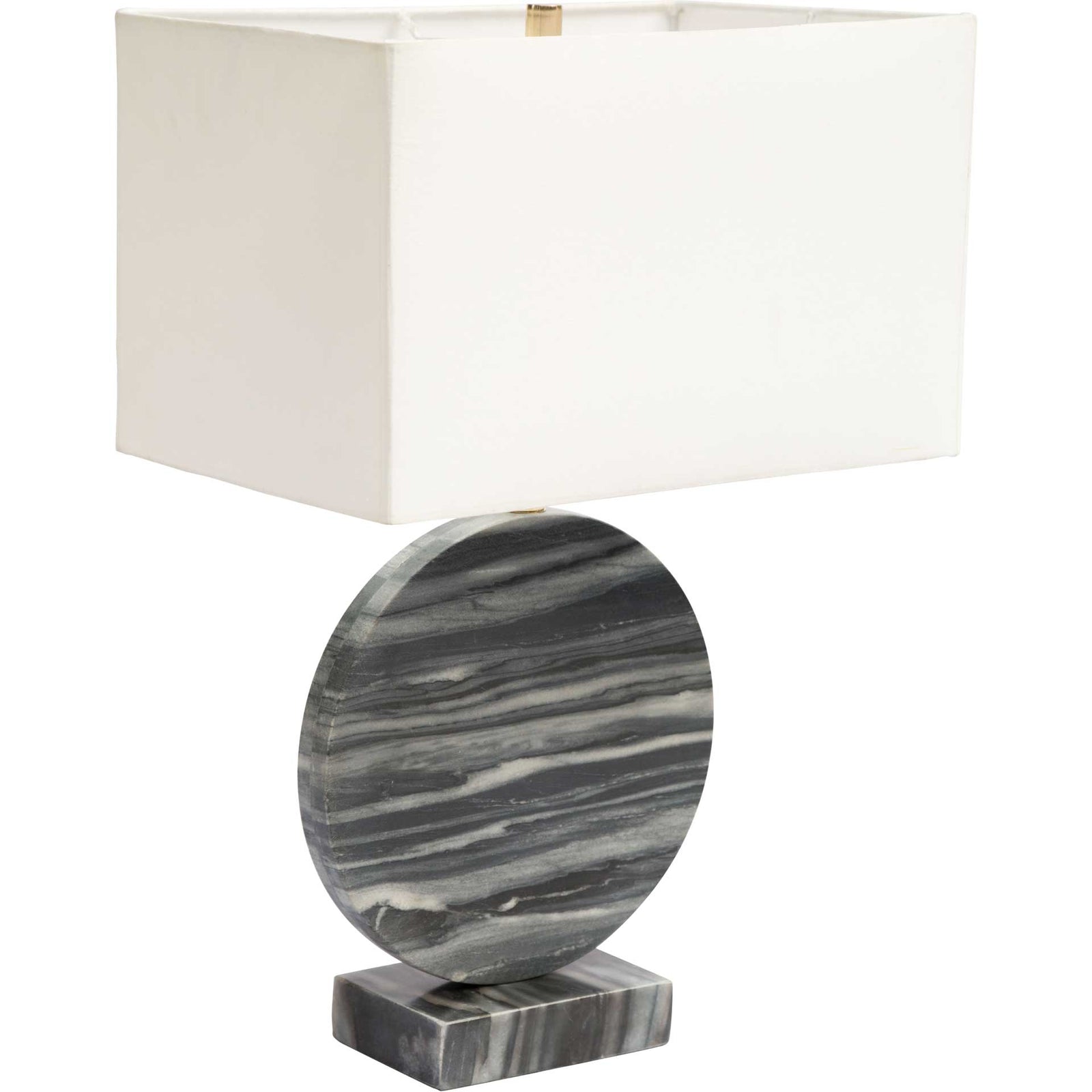 Simeon Table Lamp White/Black