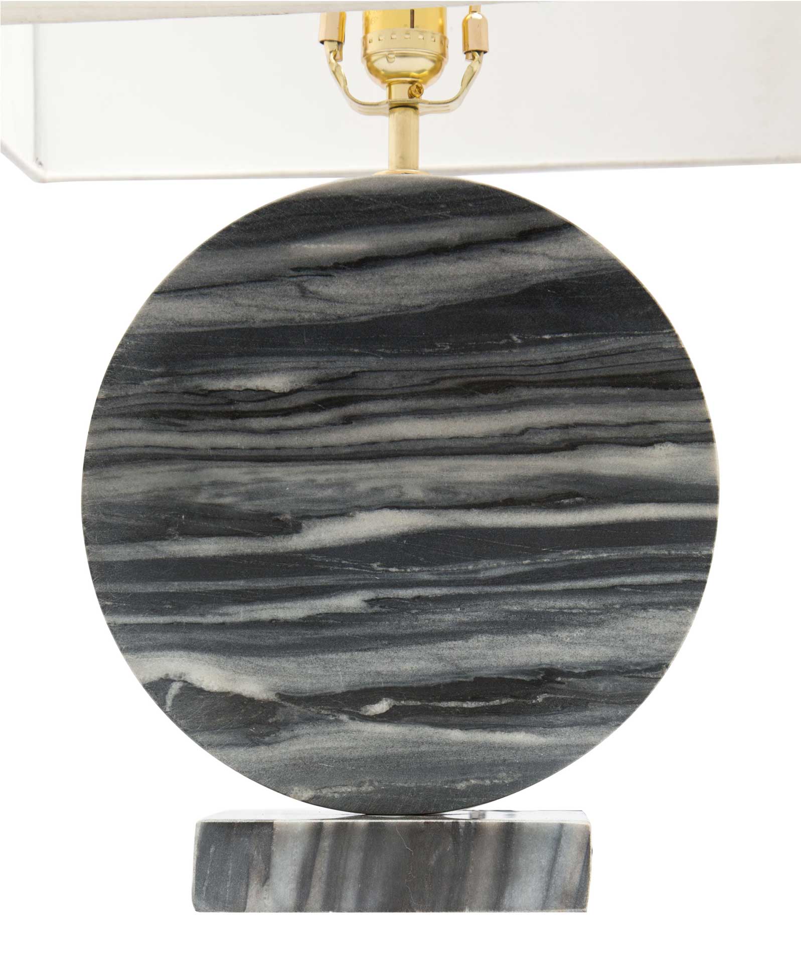 Simeon Table Lamp White/Black