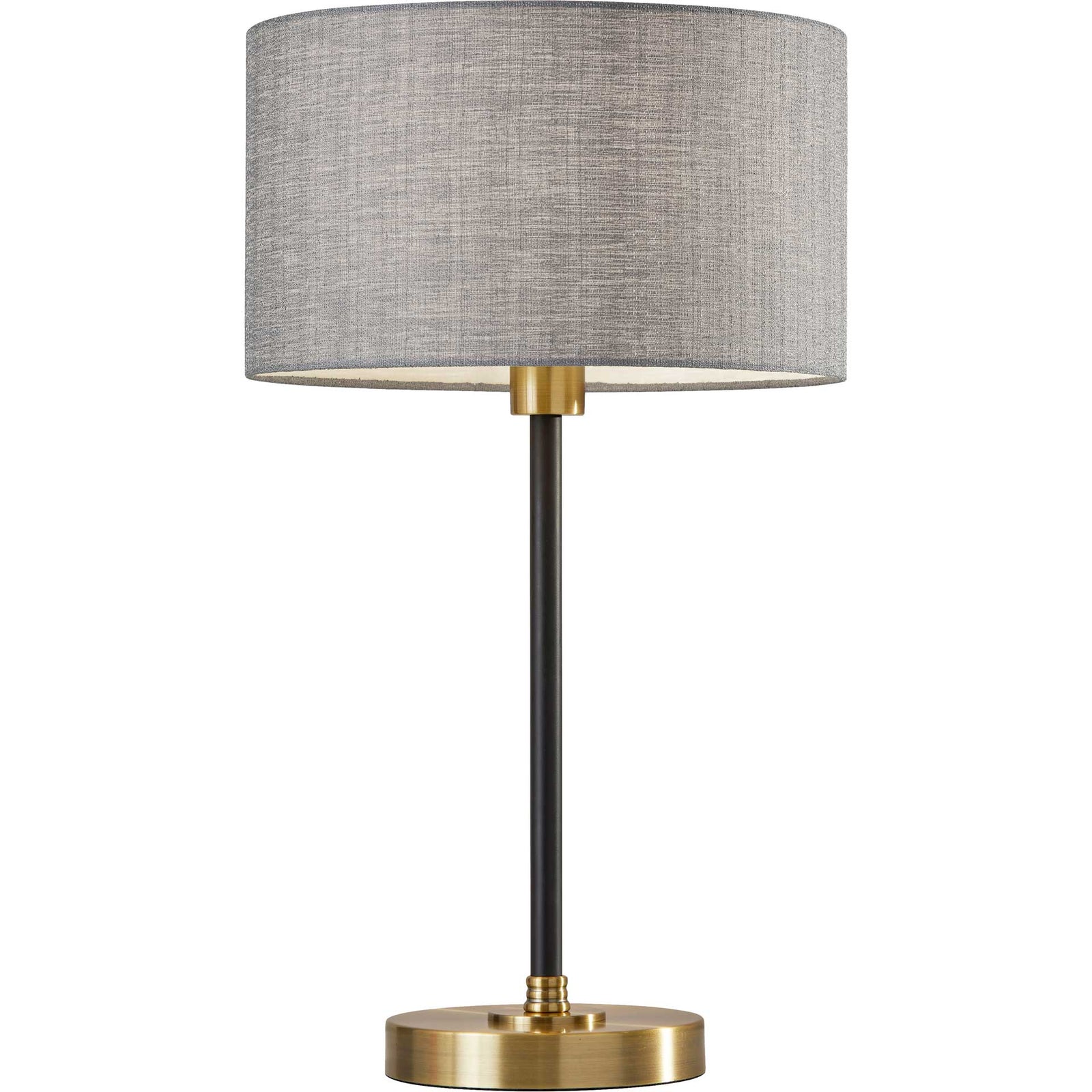 Begles Table Lamp Black/Antique Brass