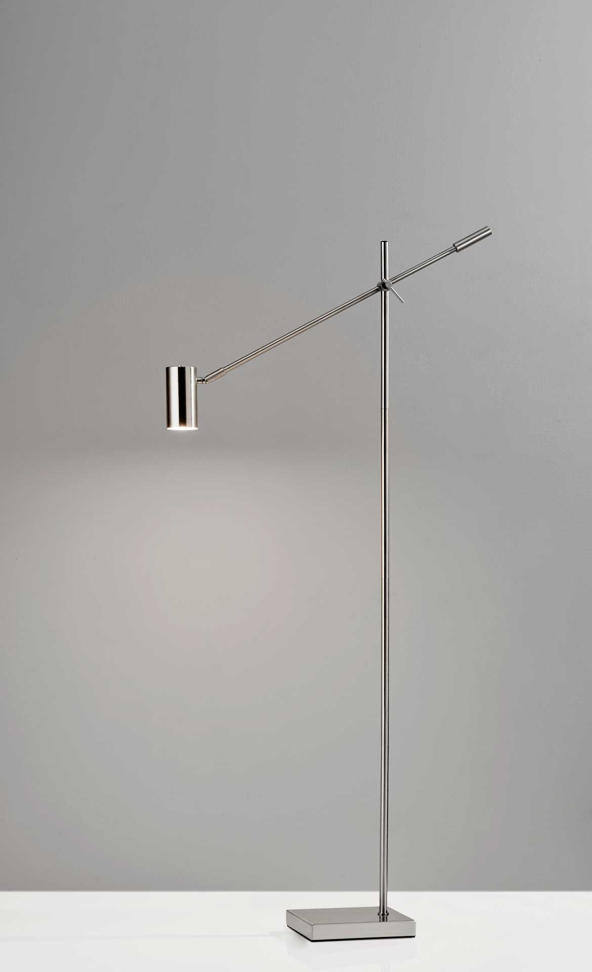 Colombes LED Floor Lamp Brushed Steel