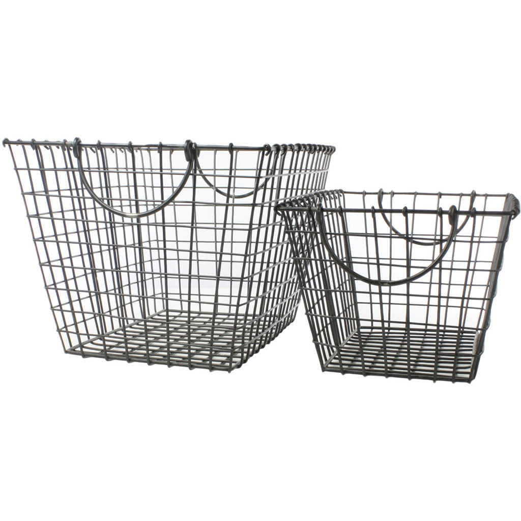 Derby Metal Rectangle Baskets