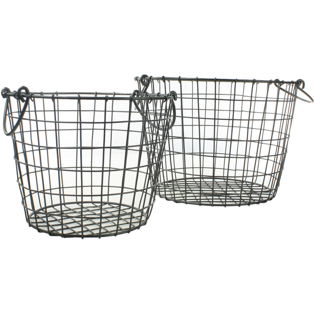 Derby Metal Round Baskets
