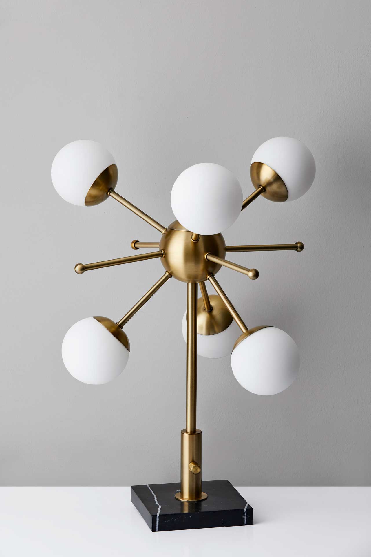 Dole LED Table Lamp Brass