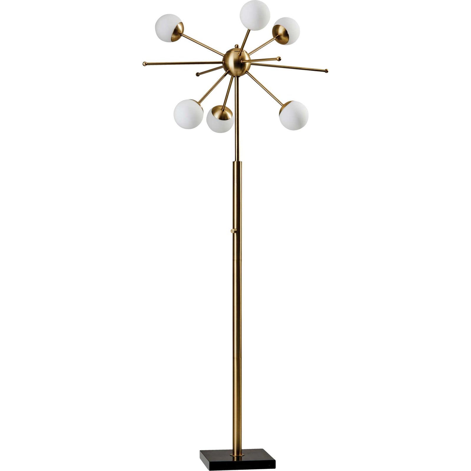 Dole LED Floor Lamp Brass