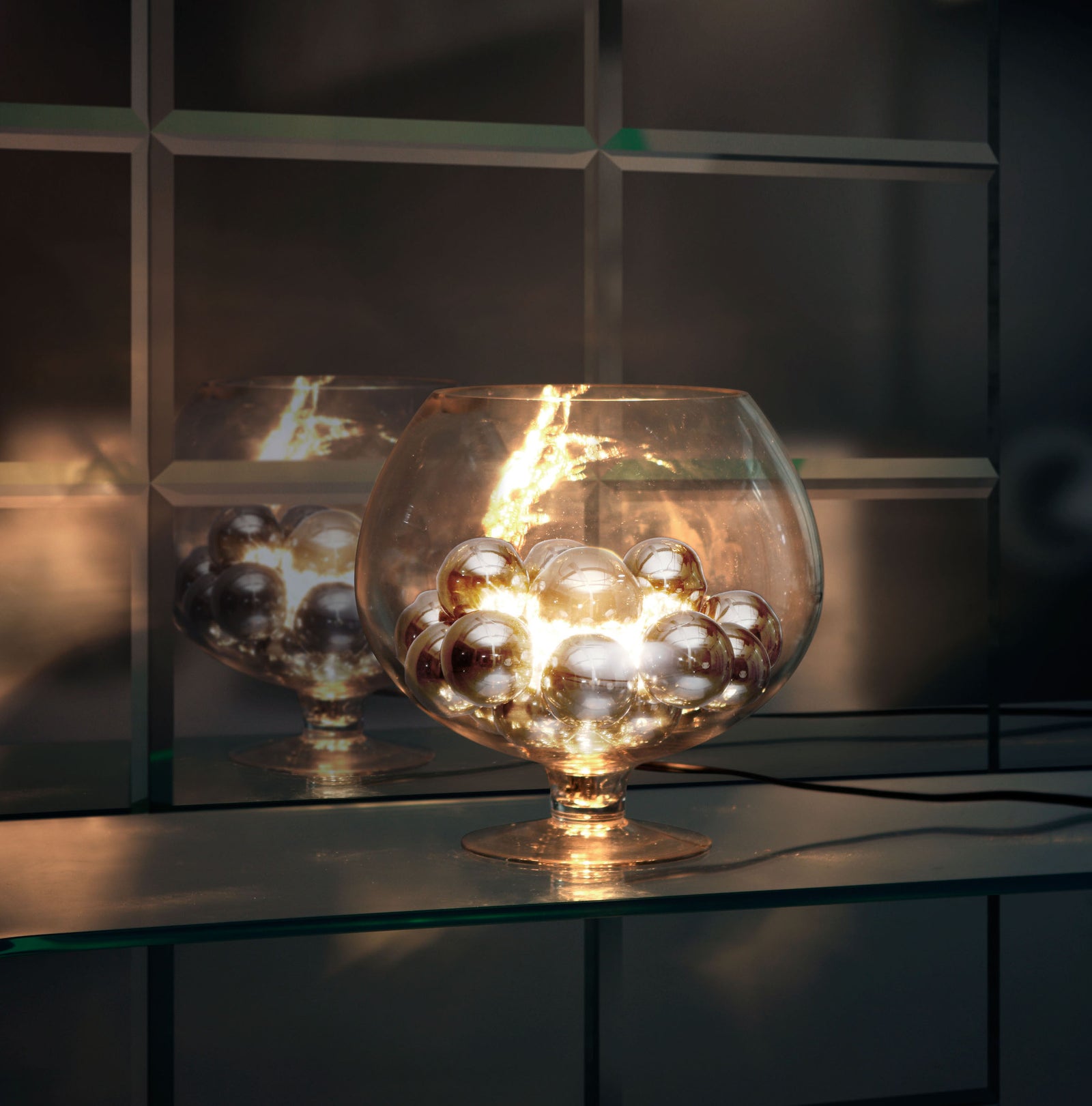 Terra Table Lamp Chrome