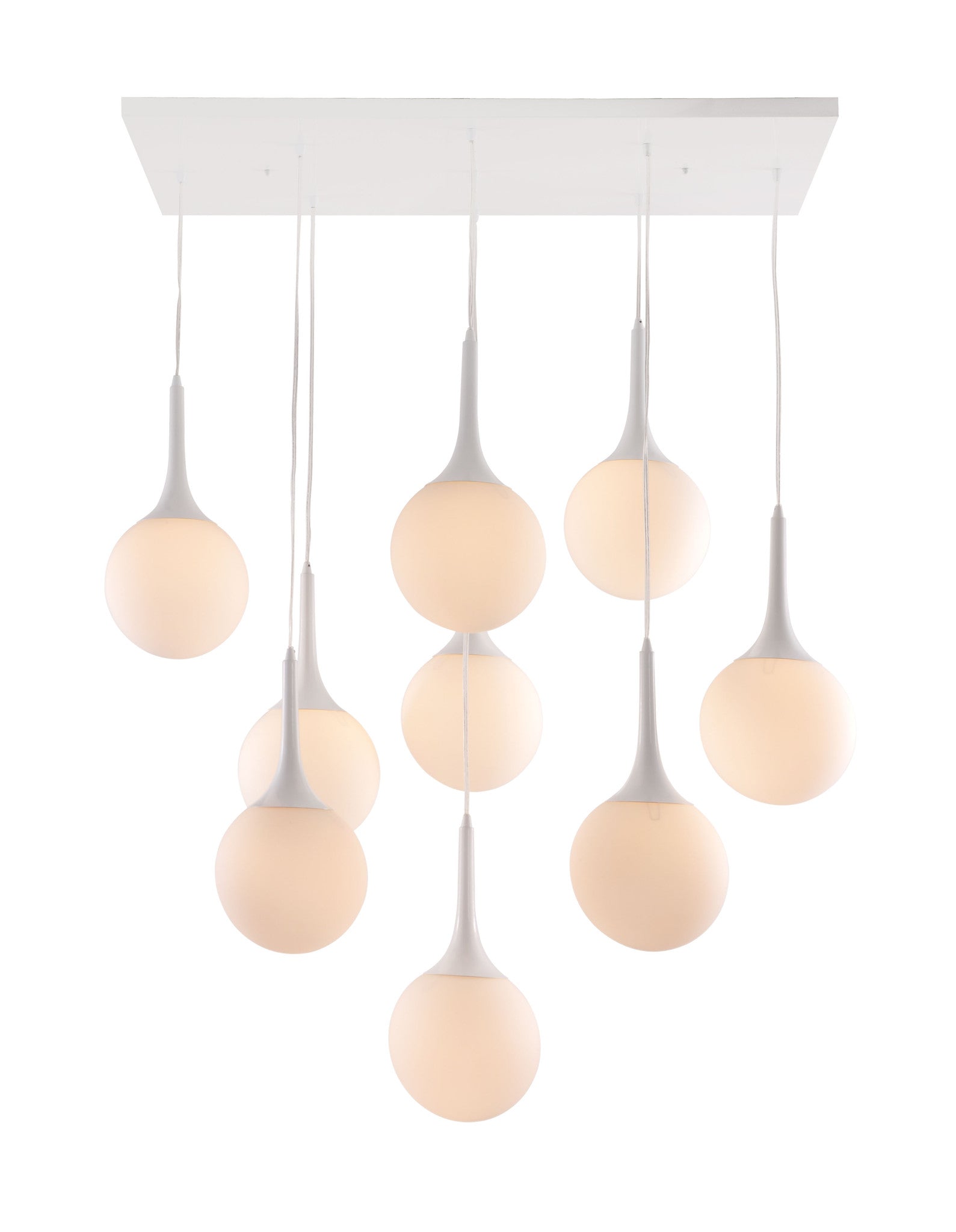 Droplets Ceiling Lamp White