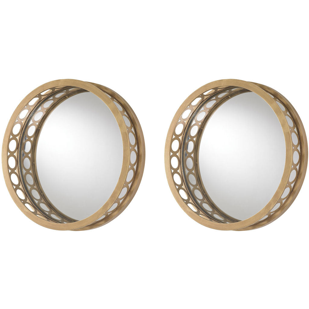 Klein Raised Frame Wall Mirrors (Set of 2)