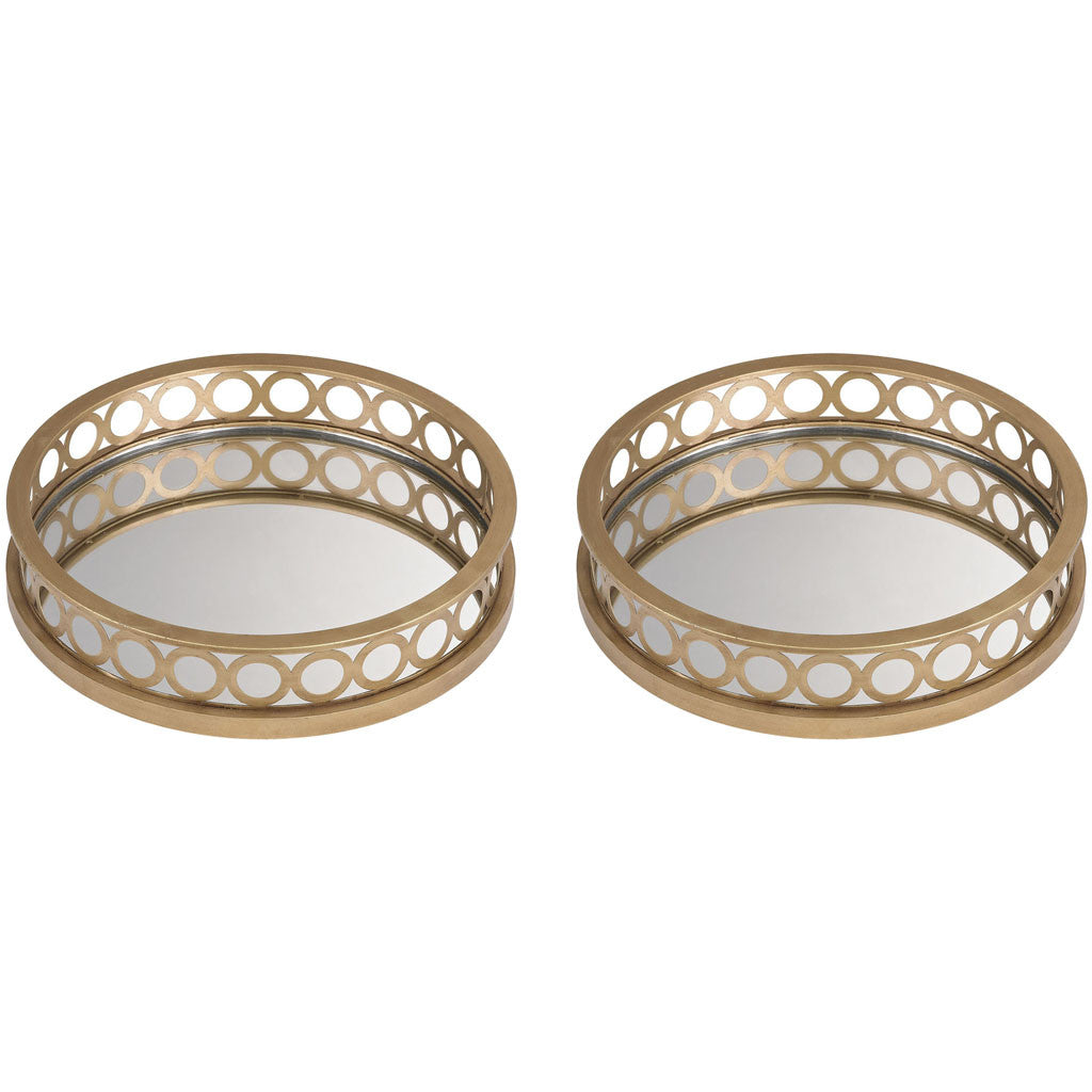 Klein Raised Frame Wall Mirrors (Set of 2)