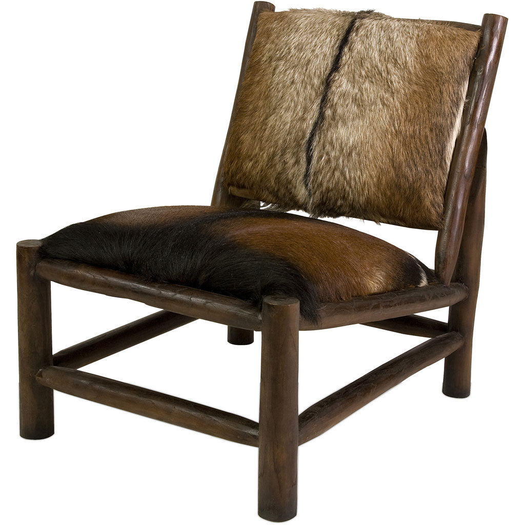 Paldor Animal Hide Accent Chair