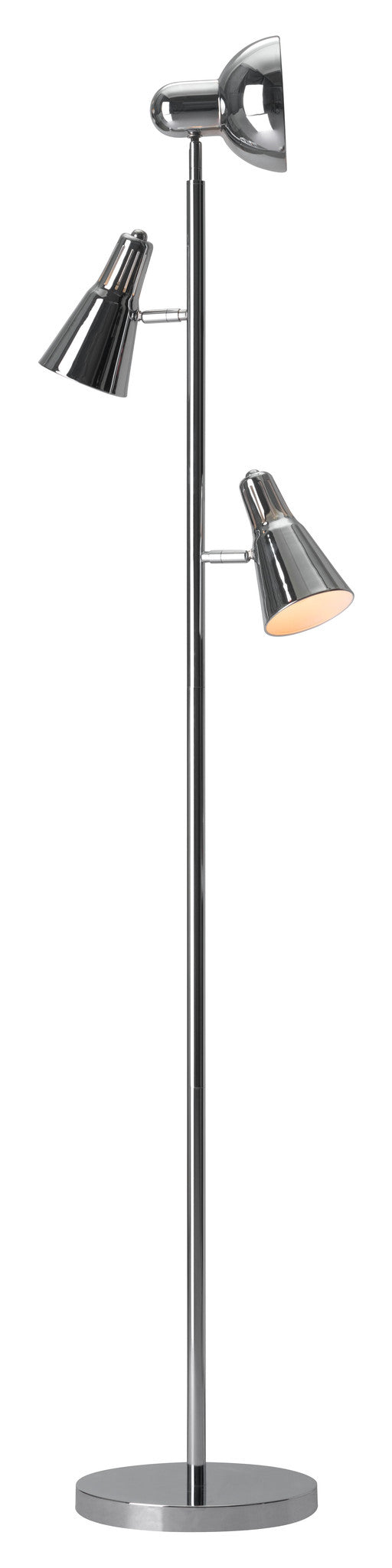 Shutter Floor Lamp Chrome