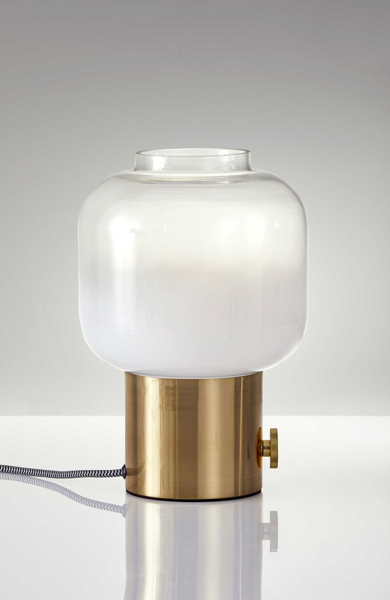 Lens Table Lamp Brass
