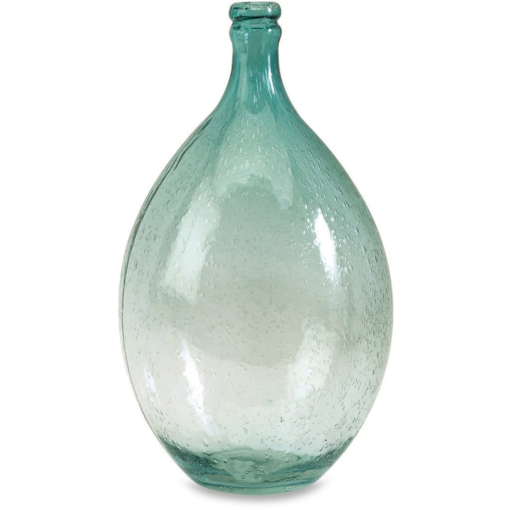 Athens Medium Bubble Glass Bottle