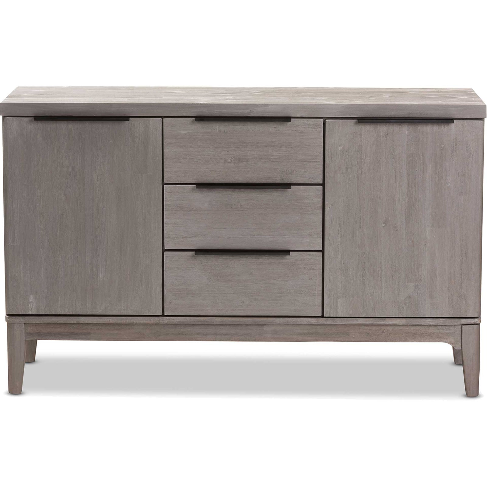 Naarah 3-Drawer Sideboard Platinum Gray