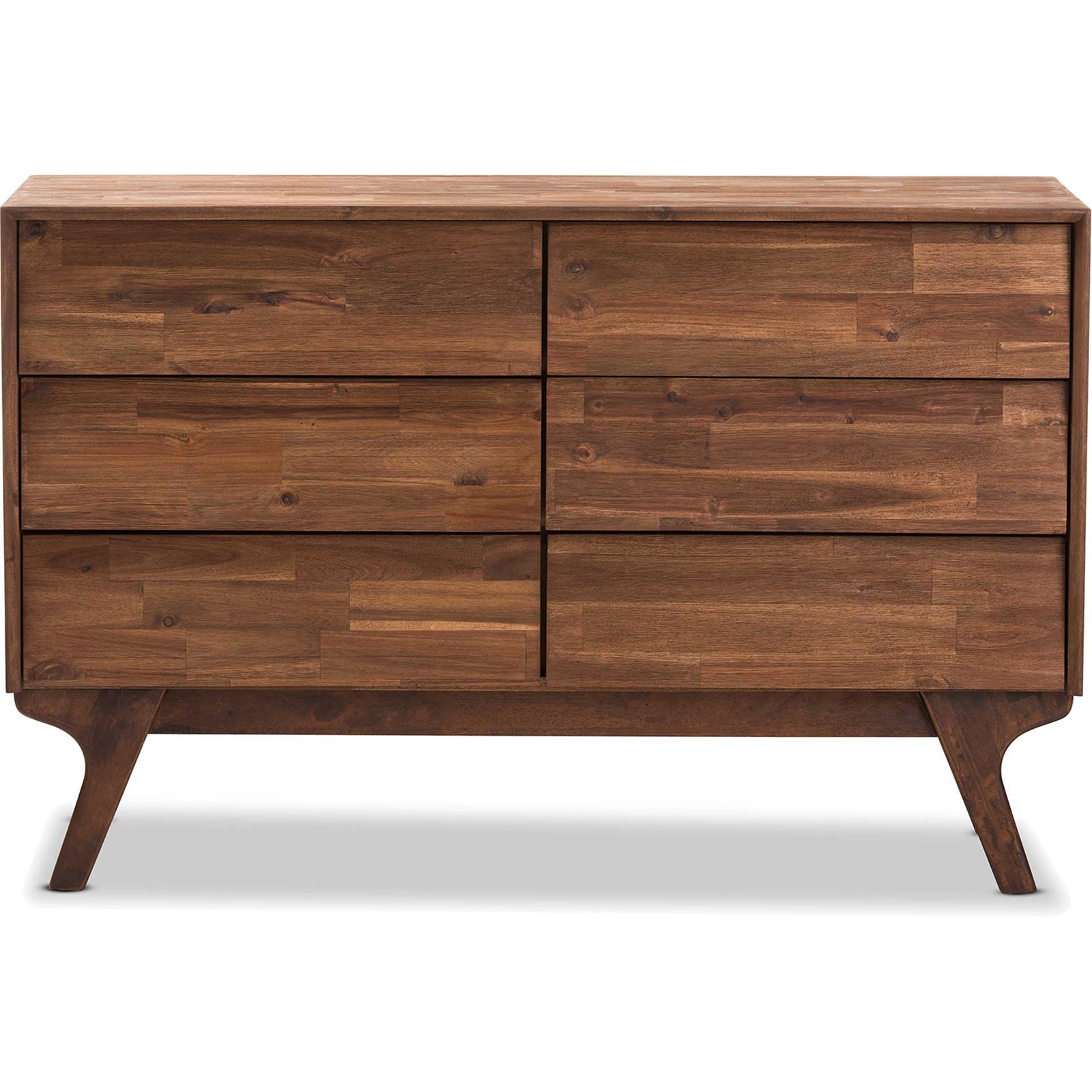 Siara 6-Drawer Dresser Brown