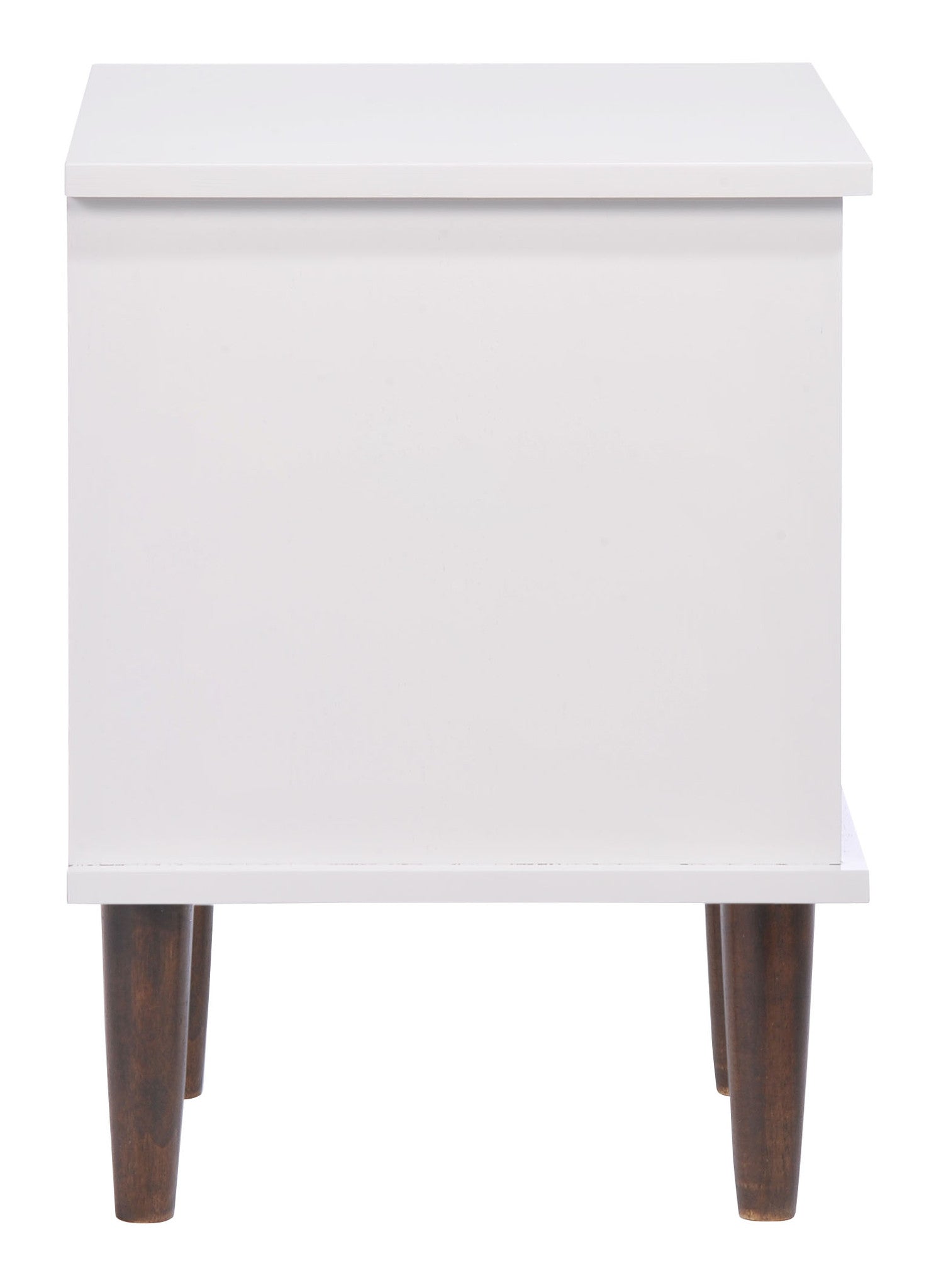 Seaton Night Stand Walnut & White