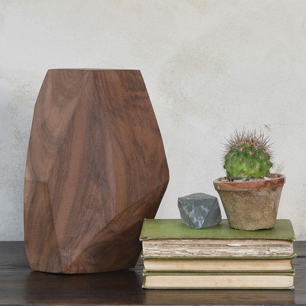 Faceted Wood Object