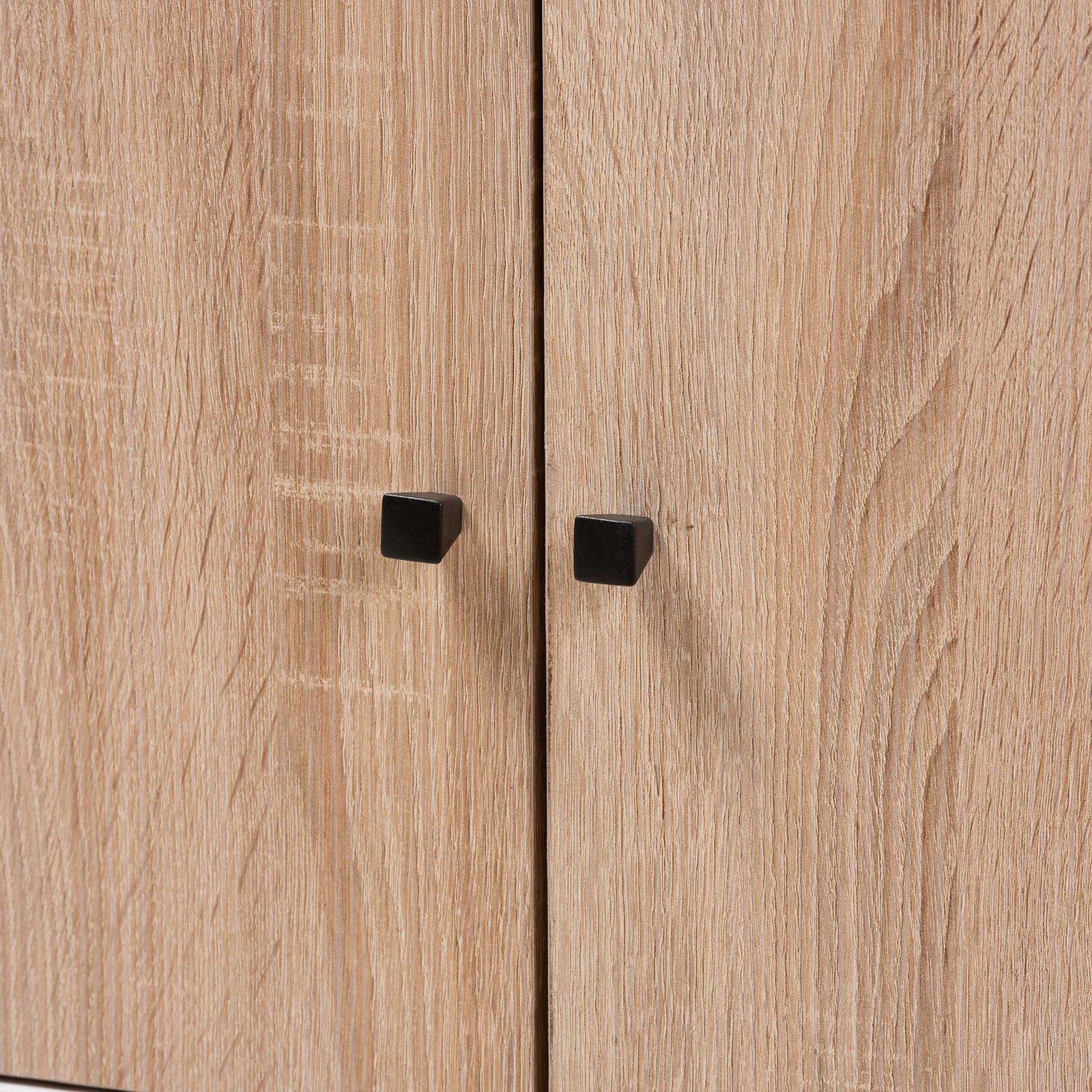 Barbara 6-Shelf TV Stand White/Oak