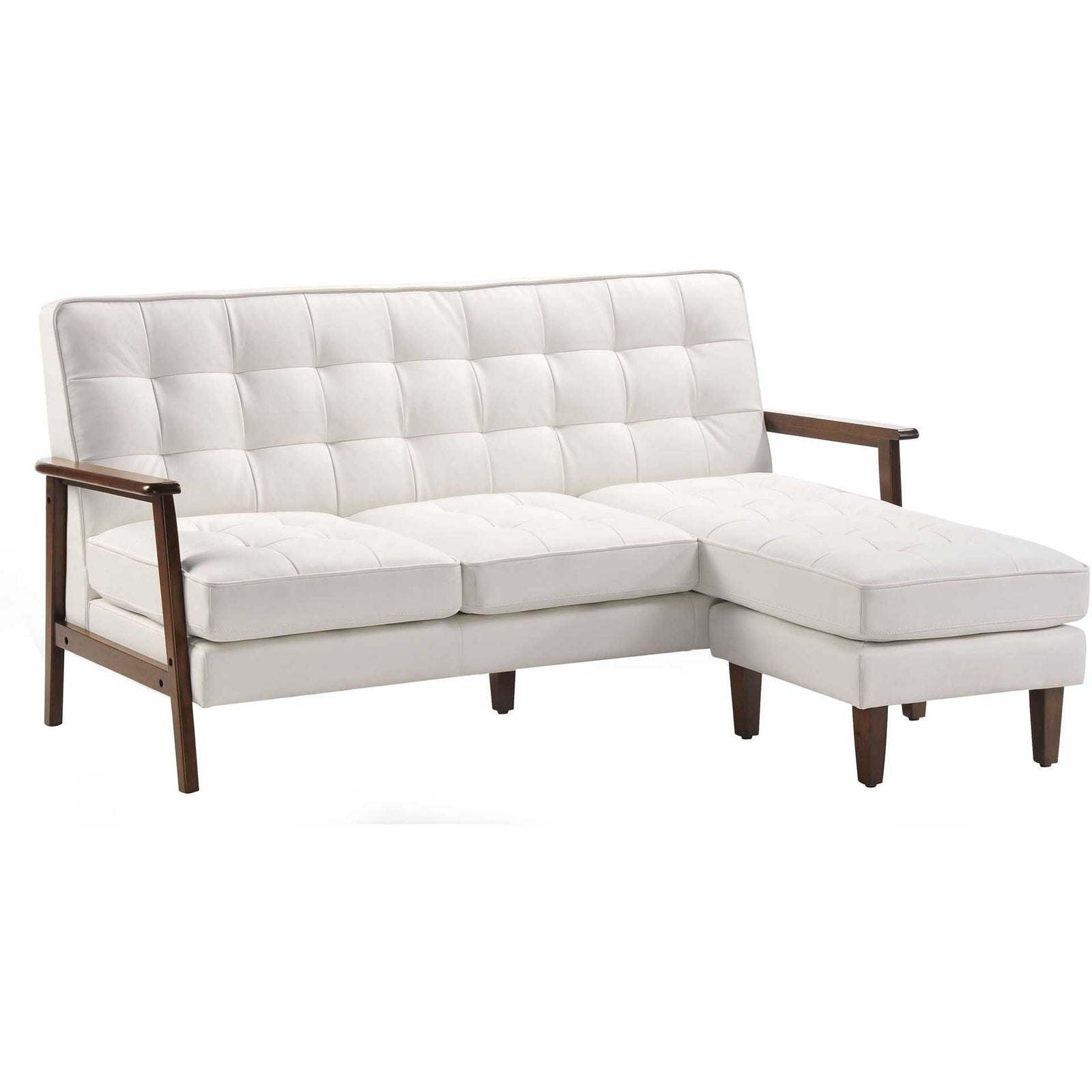 Sonoma Flat Flex Sectional White