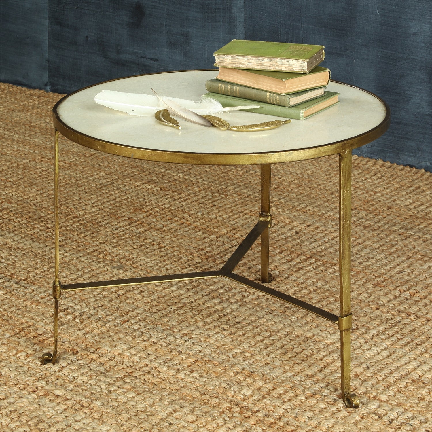 Seraph Iron & Stone Coffee Table