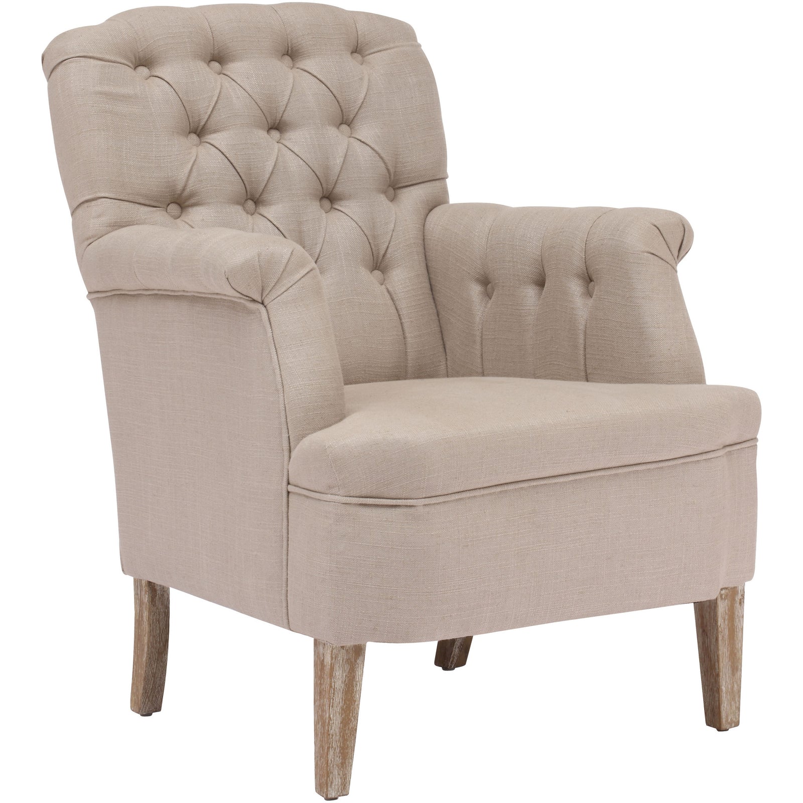 Caster Armchair Beige