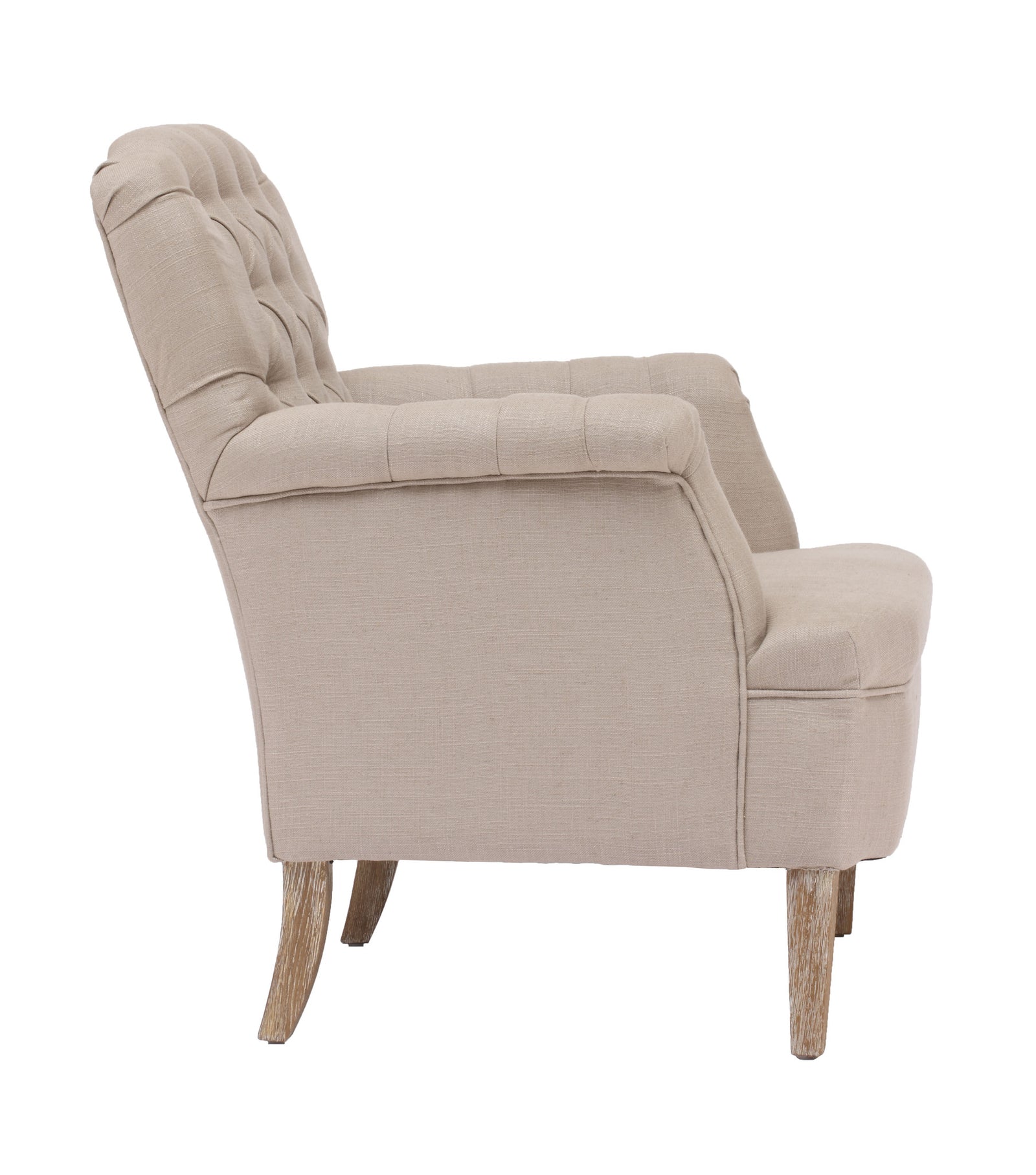 Caster Armchair Beige