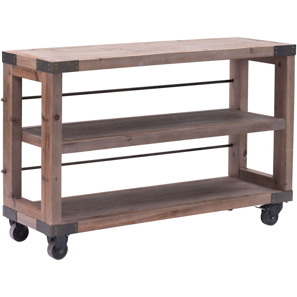 Franklin Shelf Distressed Natural