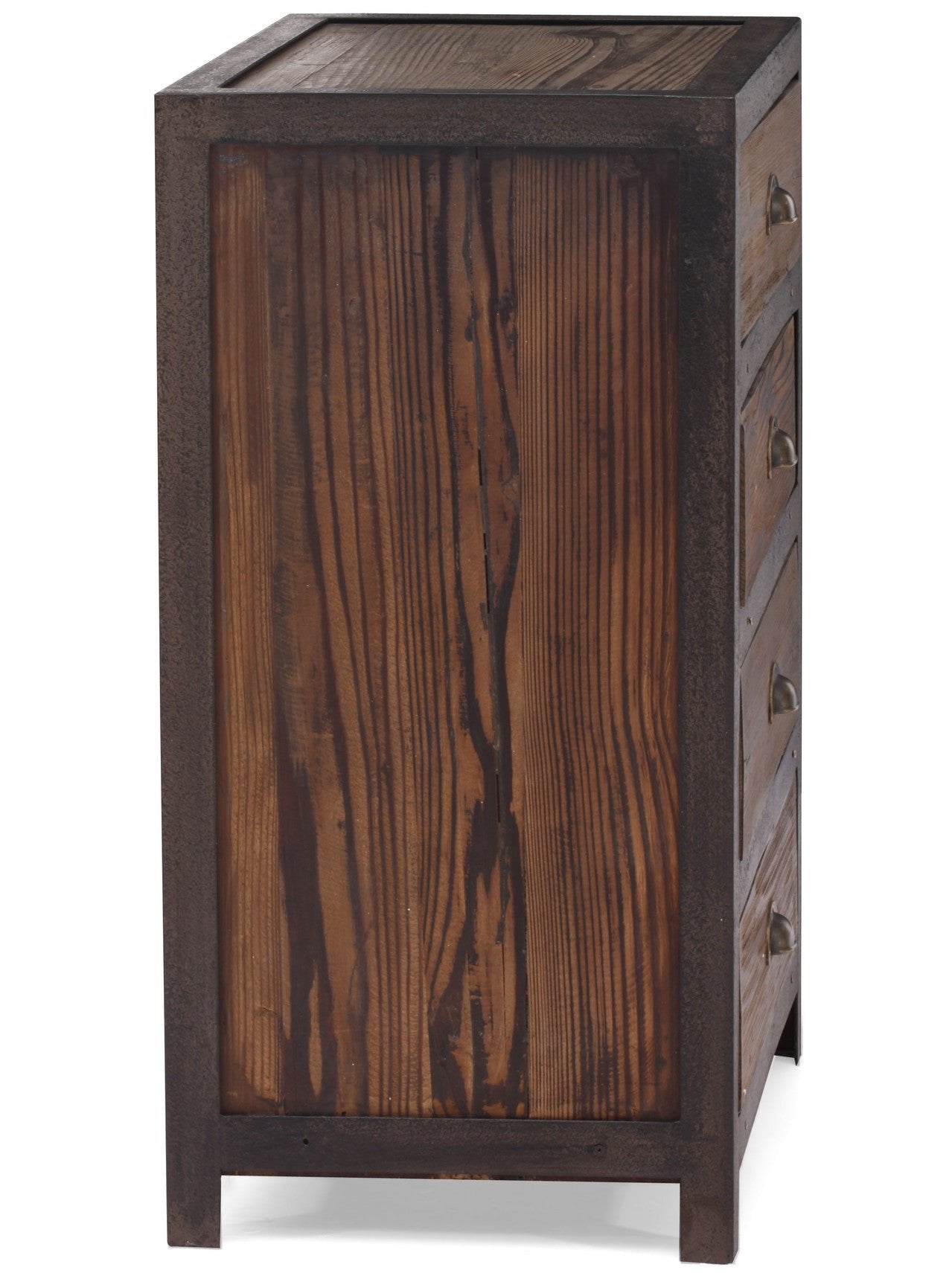 Franklin 4 Drawer Cabinet Distressed Natural