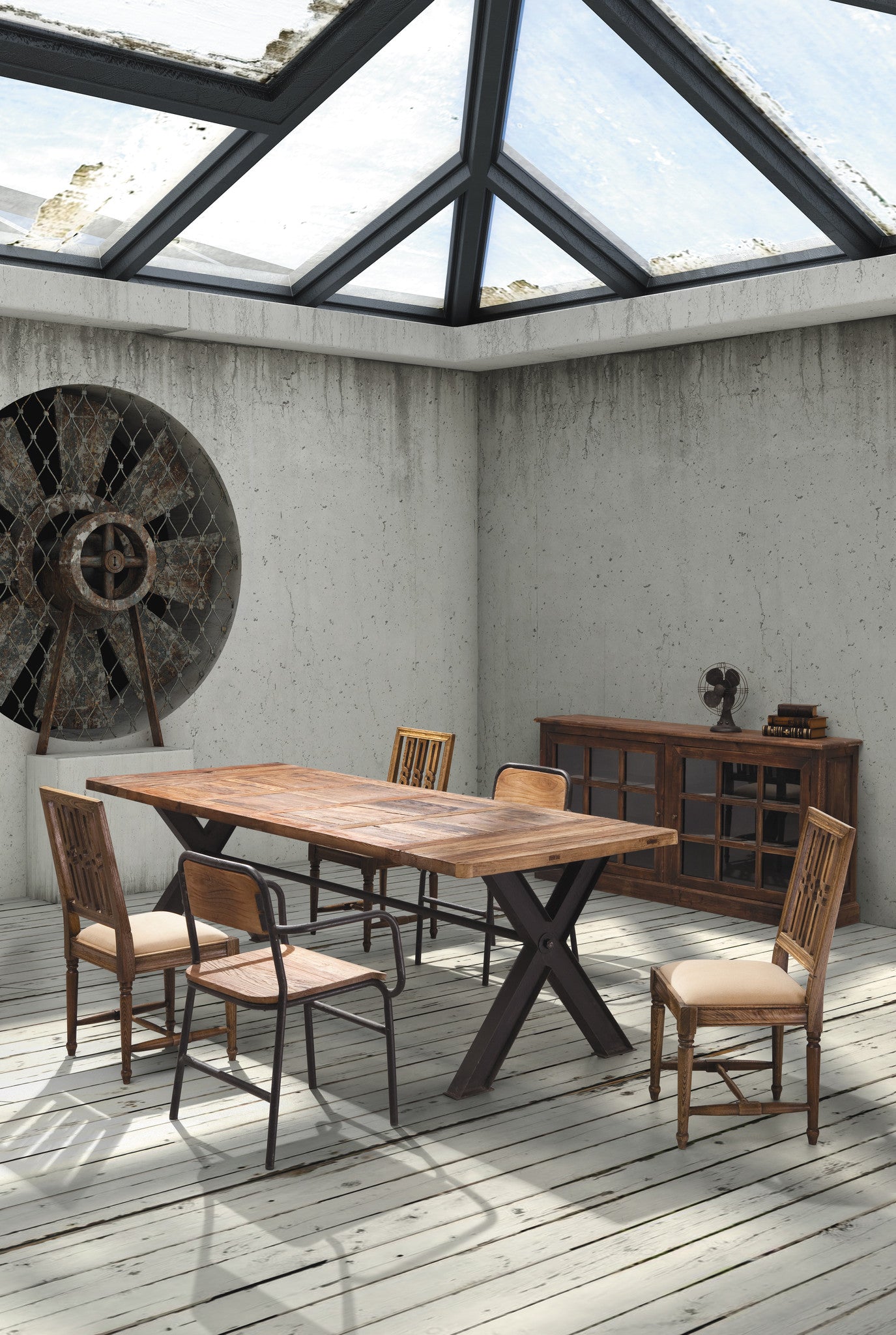 West Hartford Chair Distressed Natural