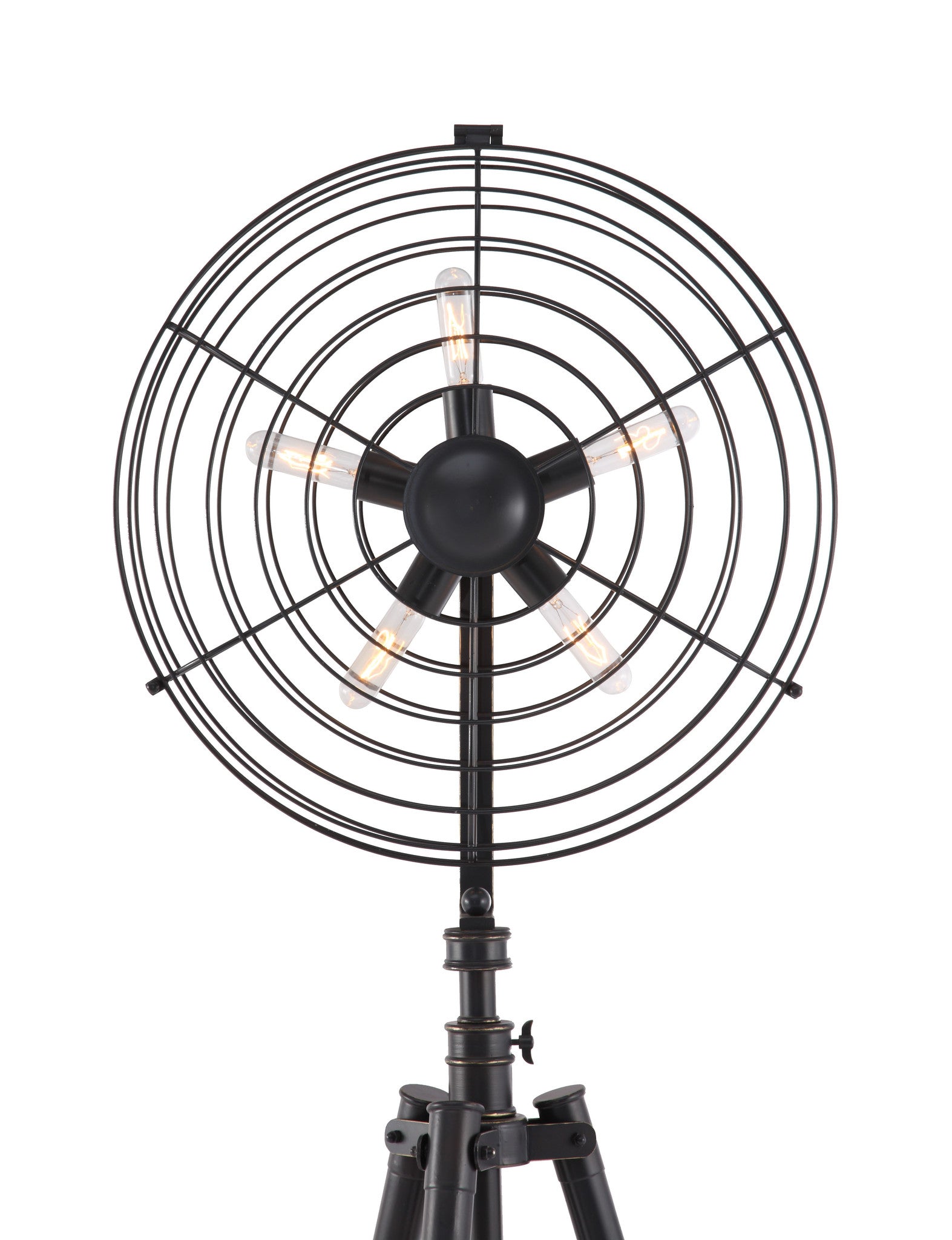 Orion Floor Lamp Antique Black Gold