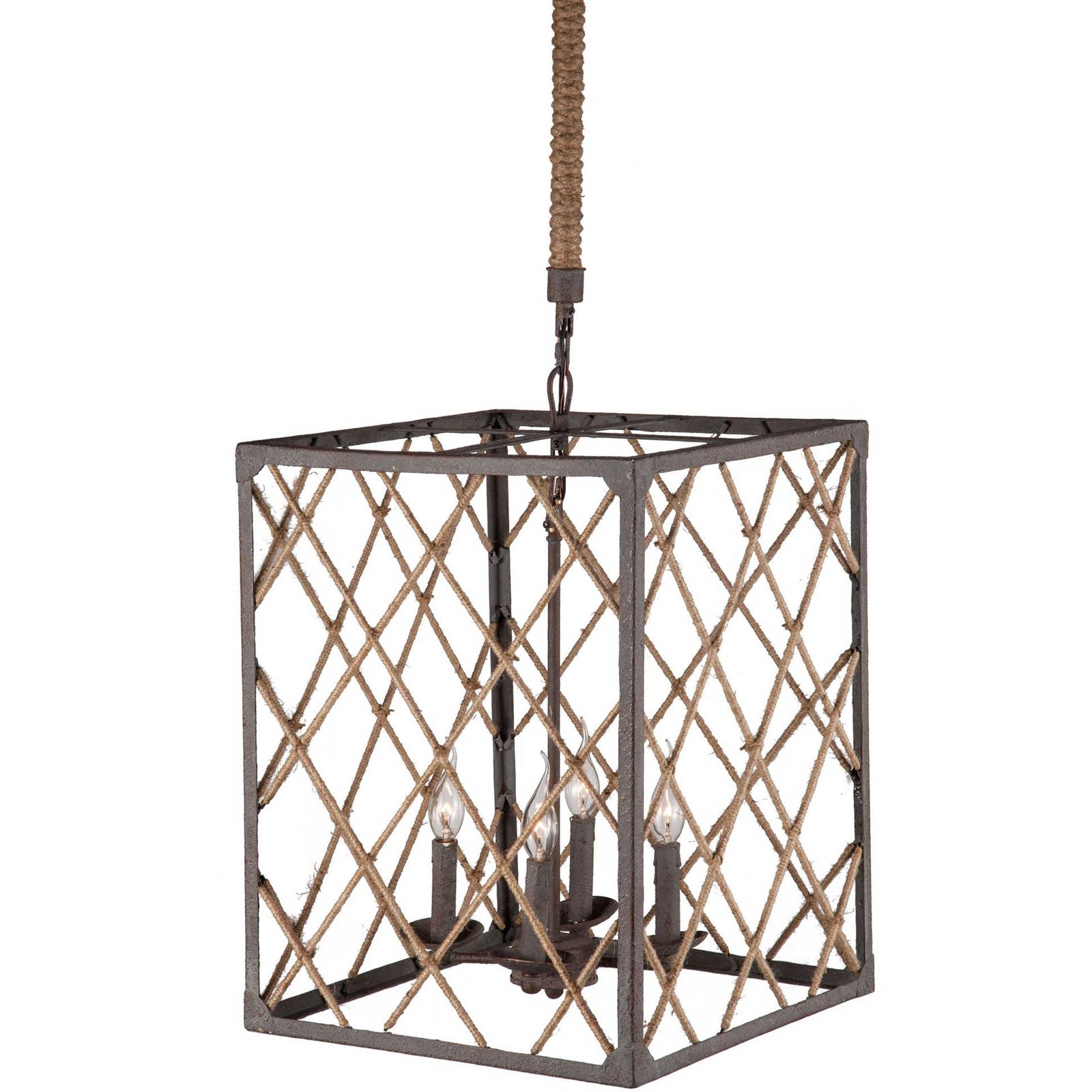 Sint Ceiling Lamp Twine & Iron