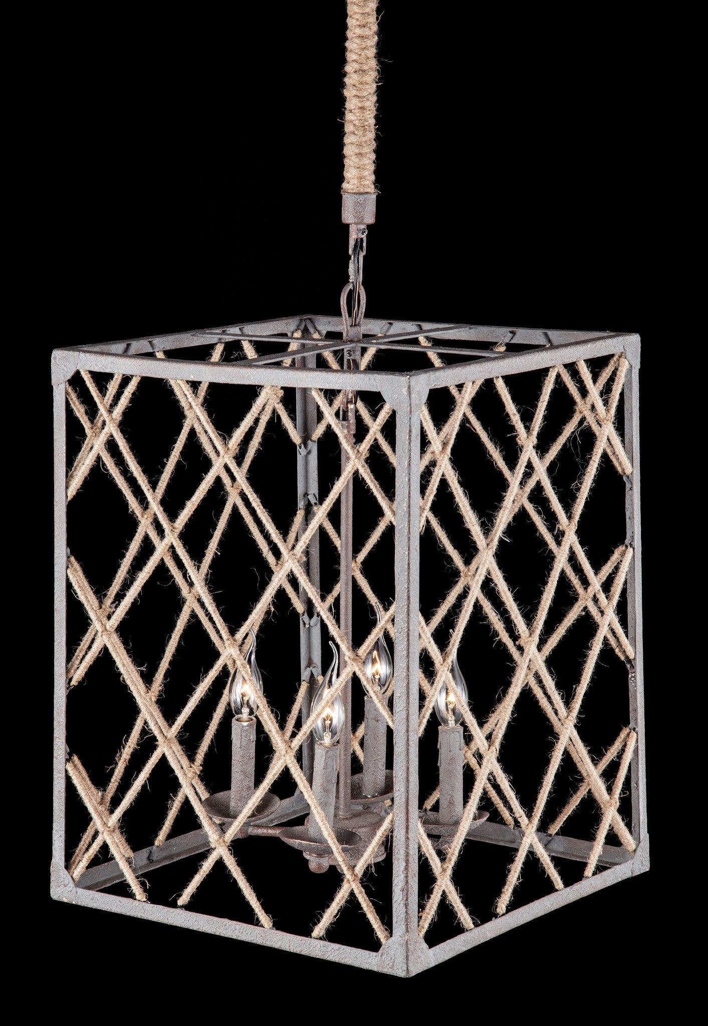 Sint Ceiling Lamp Twine & Iron