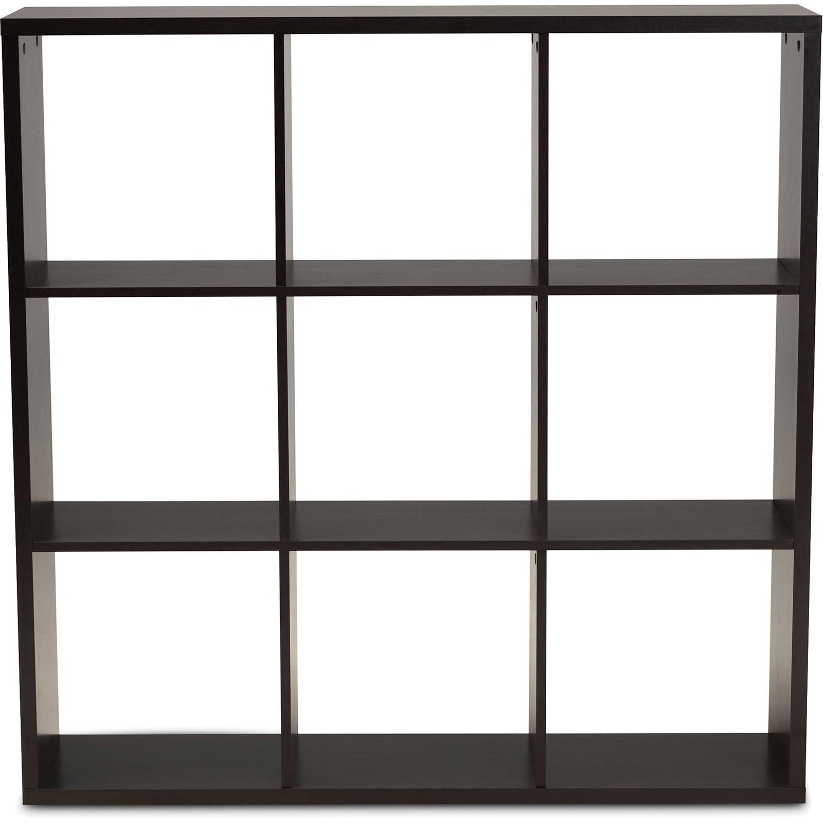 James 9-Cube Shelving Unit Dark Brown