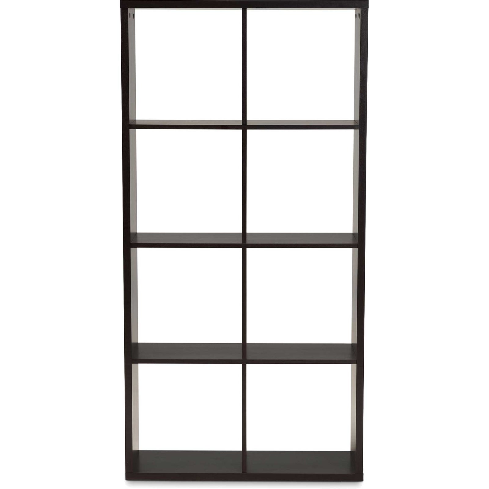 James 8-Cube Shelving Unit Dark Brown
