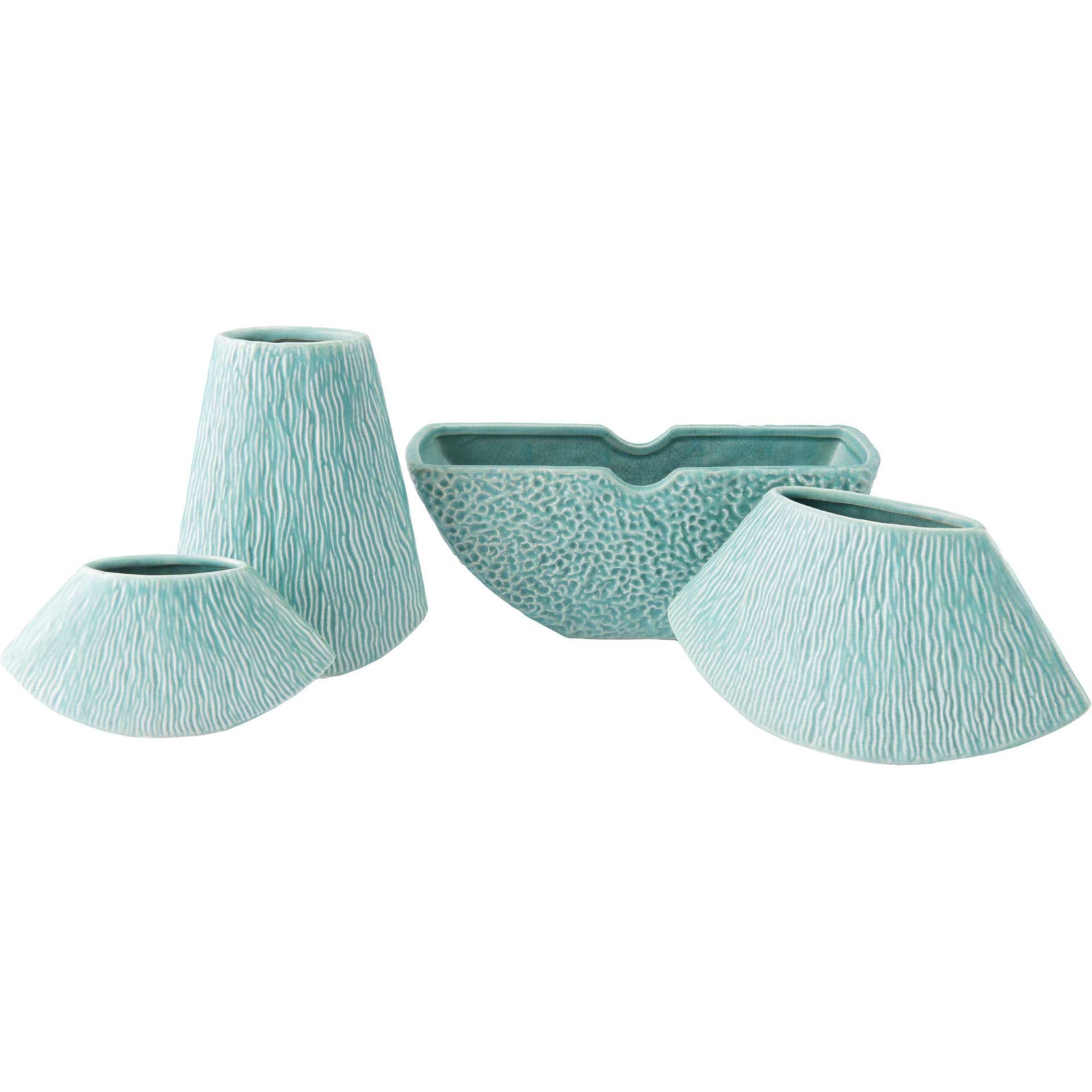 Lineal Planter Matte Green