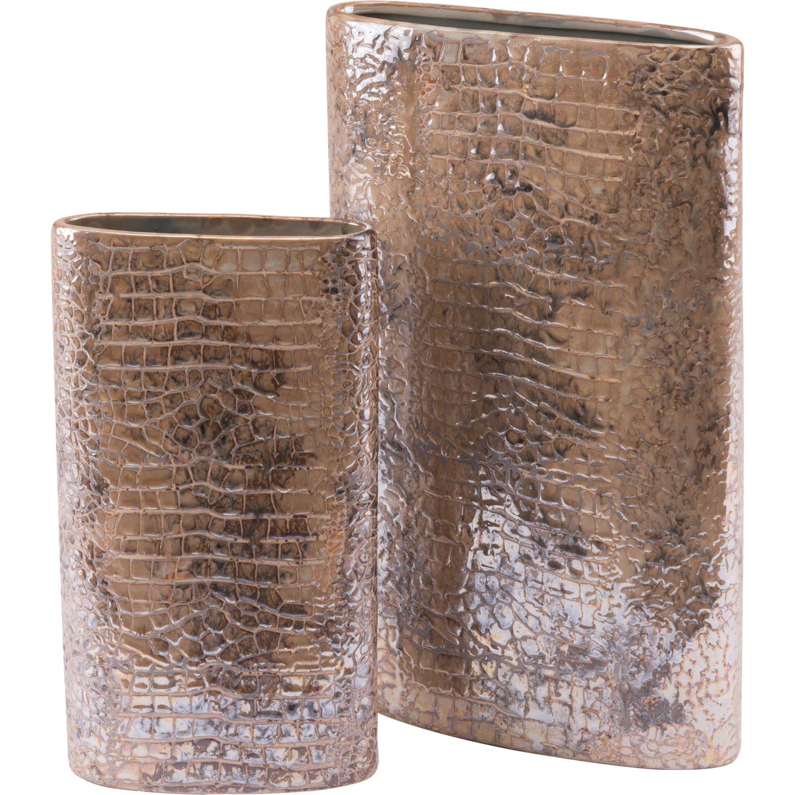 Ikat Cylinder Vase Multicolor