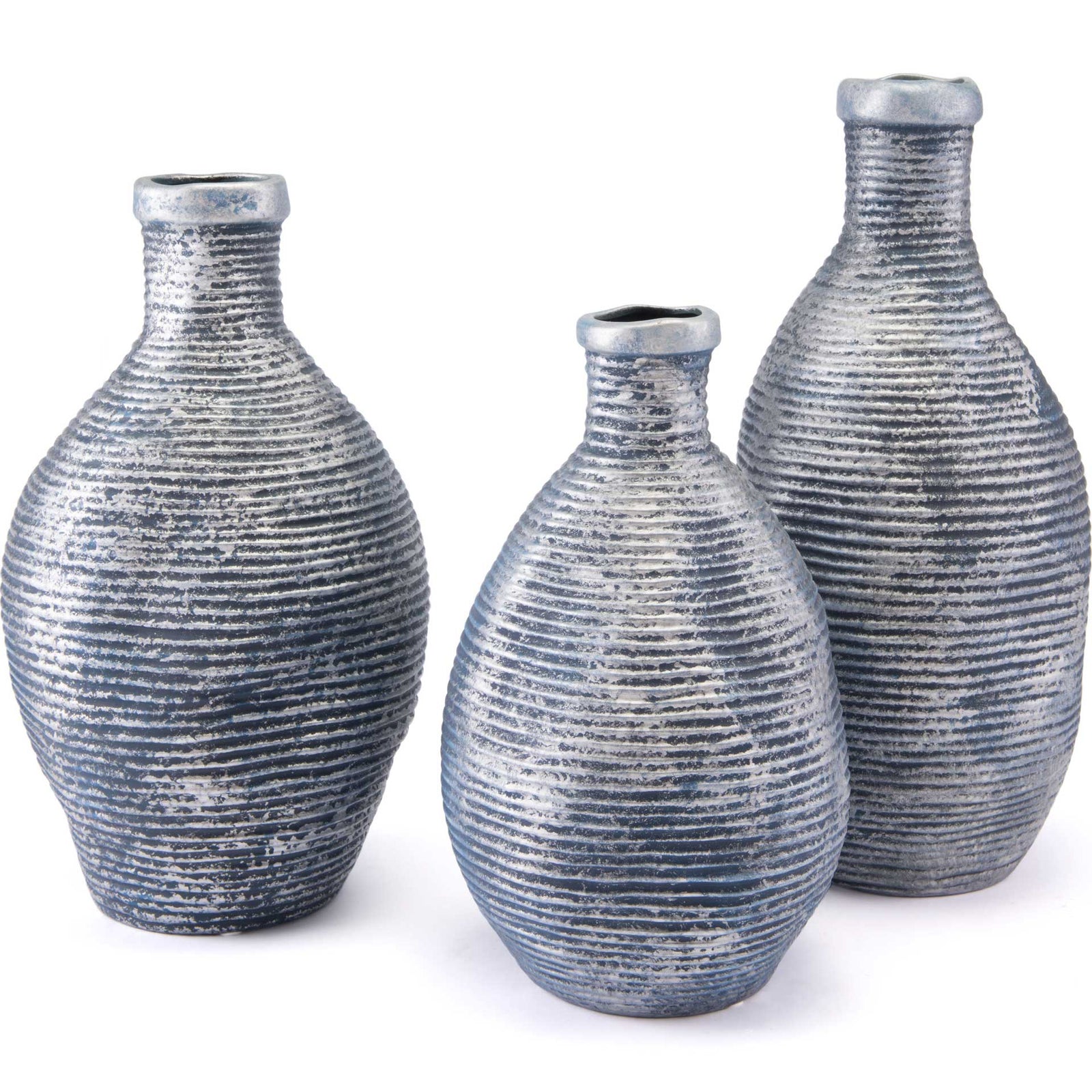 Distressed Bottle Blue