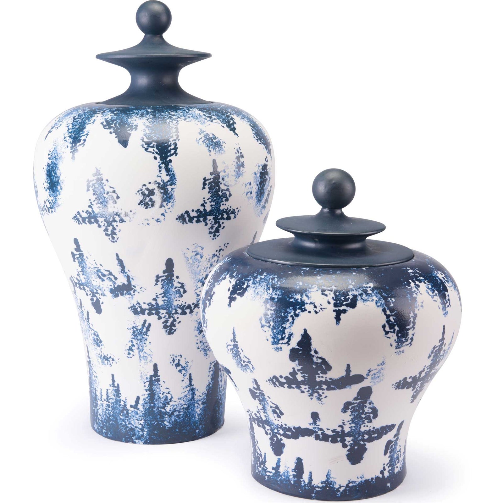 Mar Temple Jar Blue/White
