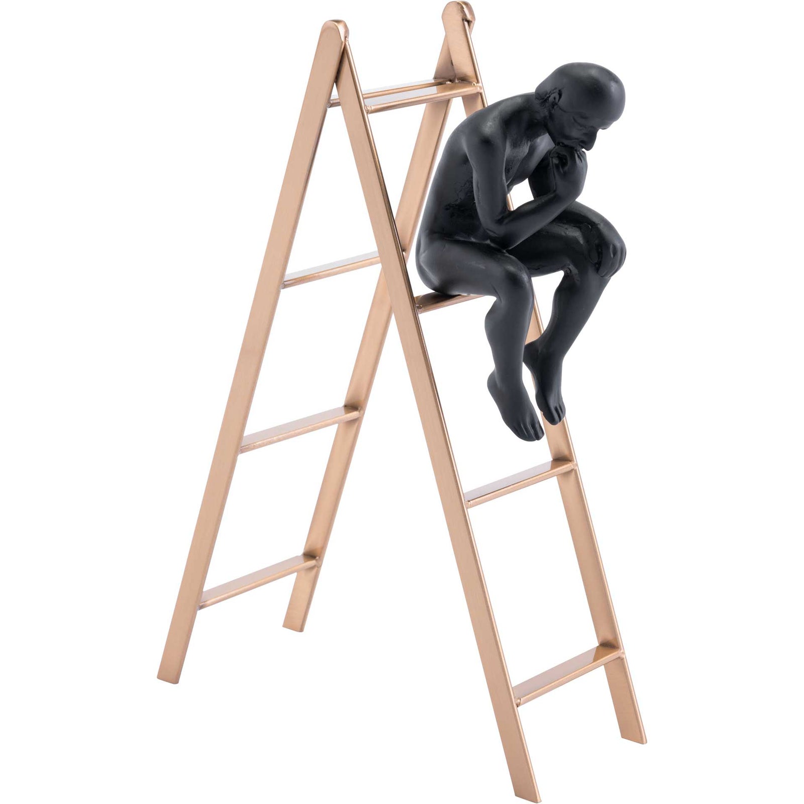 Thinker Antique Brass