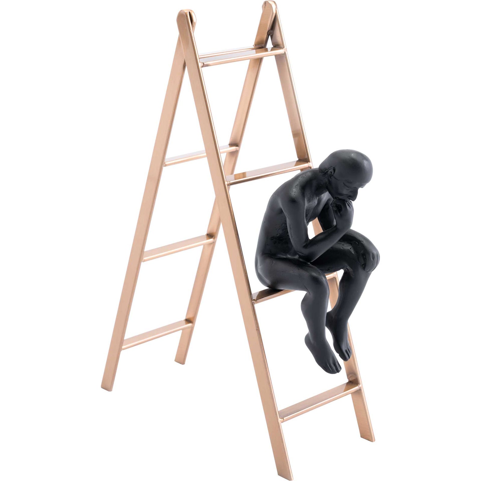 Thinker Antique Brass