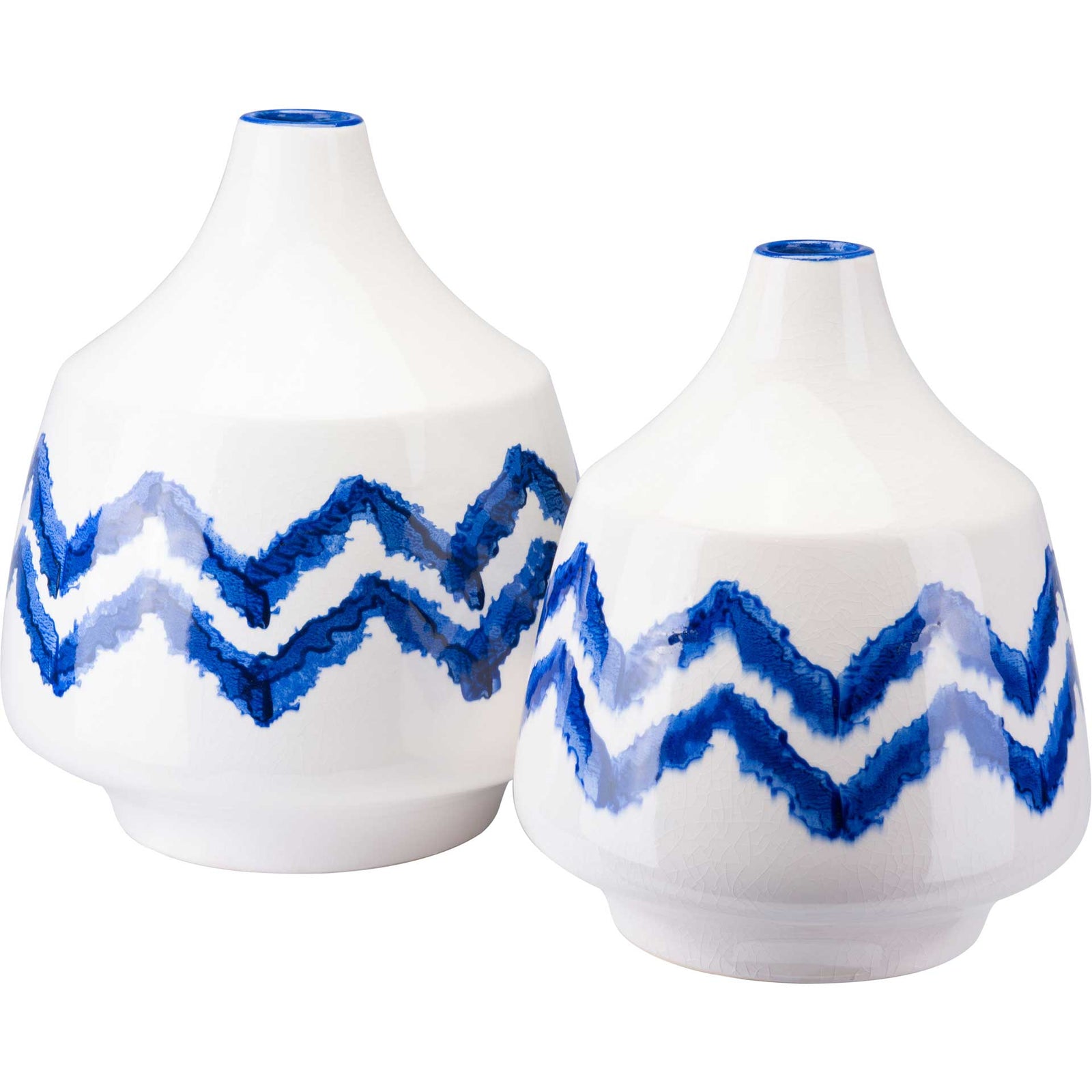 Chevron Bottle Cobalt