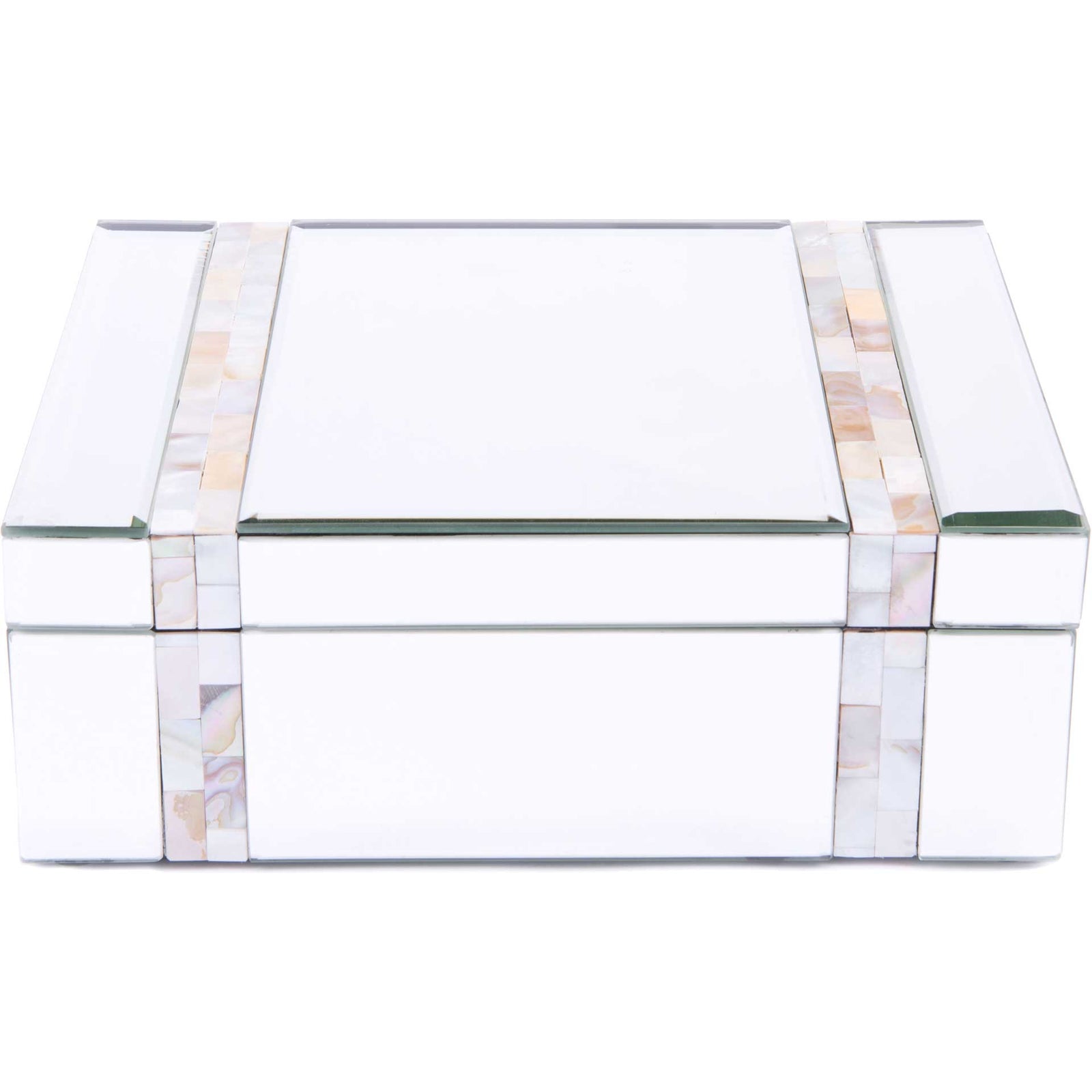 Mother of Pearl Stripes Mirror Box