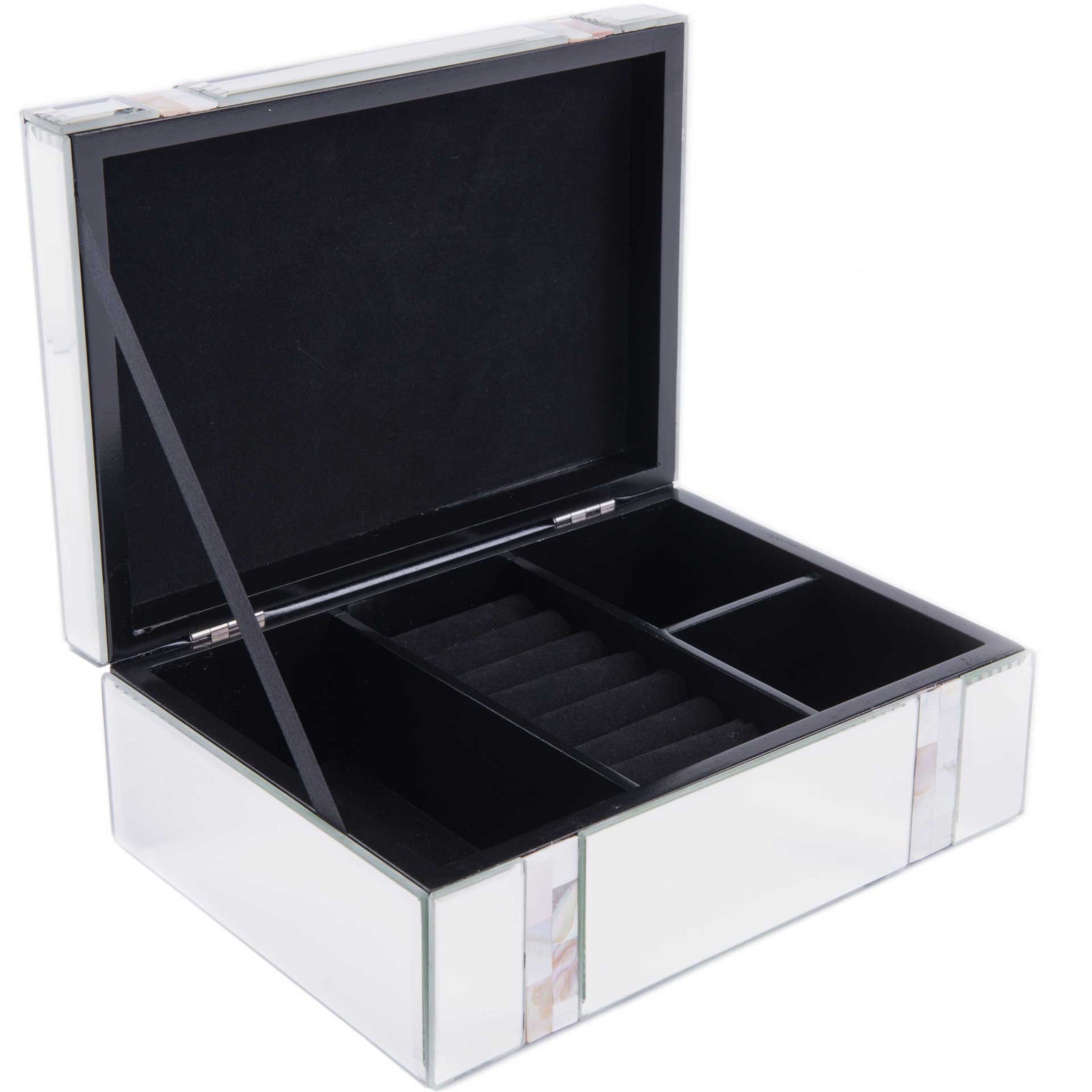 Mother of Pearl Stripes Mirror Box