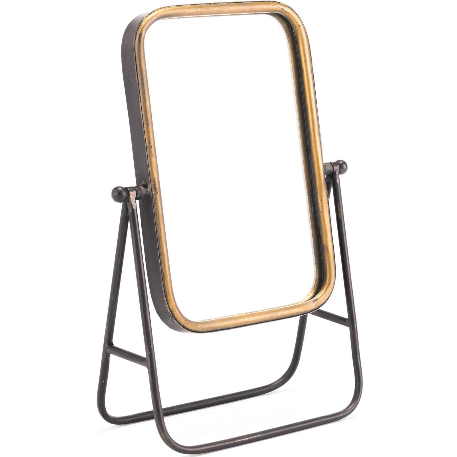 Antique Stand Mirror Gold